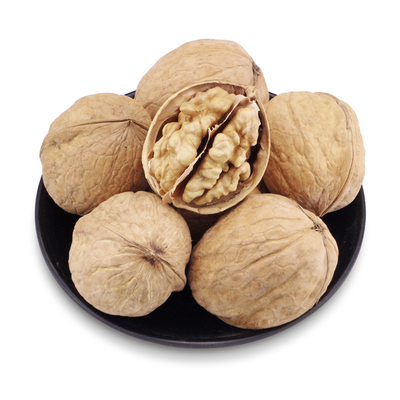 【北榛娃娃_纸皮核桃500g袋装】新疆纸皮核桃原味坚果孕妇零食